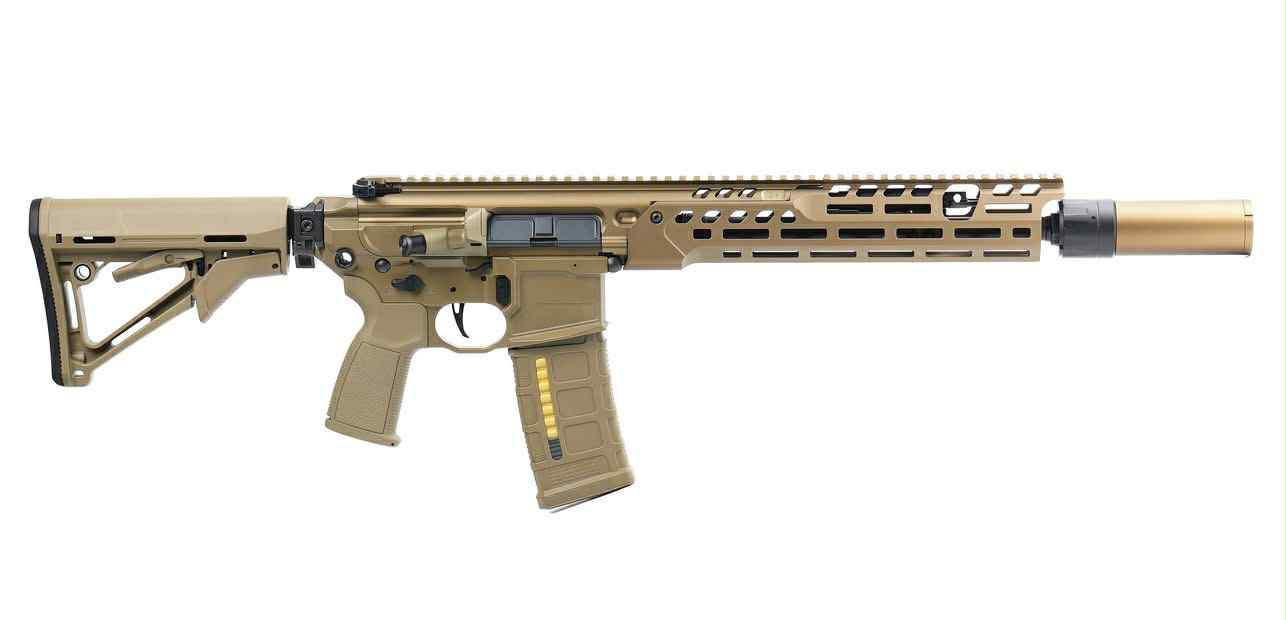 SALVO PRECISION : MCX HUNTER UKSF Style 13.1 MWS GBB Airsoft Rifle w/ 556 Style QD suppressor + Eshooter Tracer Unit SALVO PRECISION : MCX HUNTER UKSF Style 13.1 MWS GBB Airsoft Rifle w/ 556 Style QD suppressor + Eshooter Tracer Unit