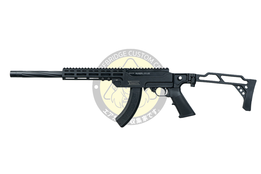 SEAL Airsoft : KC02 Ruger 10/22 VENDETTA Style Folding Stock GBB Airsoft  (BK)