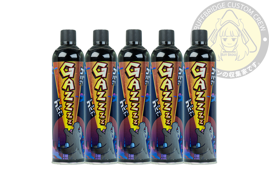Gazzzilla : Real 12KG Gas with Lubricant 5 Bottles