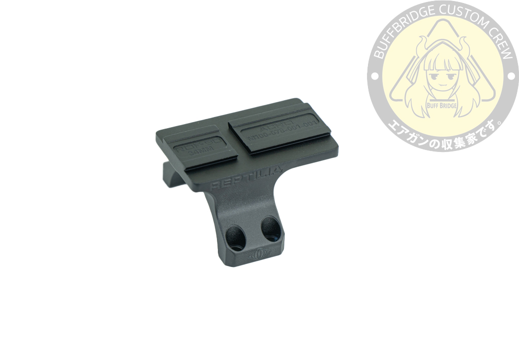 Angry Gun : AUS Style ROF-90 Type ACRO Spec Optic Mount For AUS Style 34mm 1.54" Scope Mount BK