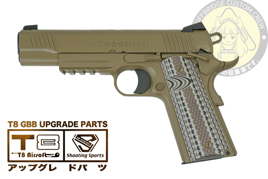 EMG/T8 R48 Colt 1911 Combat Unit GBB - FDE