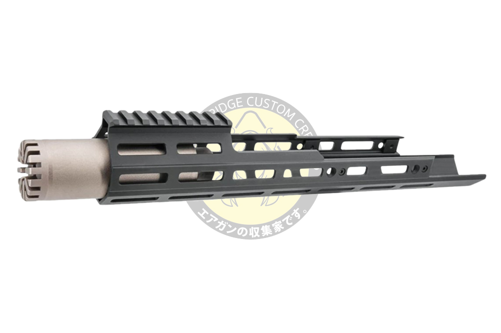 AIRSOFT ARTISAN : Long M-lok Handguard for SCAR GBB & AEG Series - MARUI/ GUNS MODIFY / Black