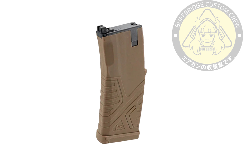 GHK : HK416 32Rds Gas Airsoft Magazine - Tan