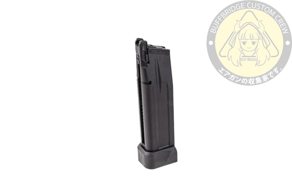 TTI AIRSOFT : 29Rds Aluminum Light-Weight Gas Airsoft Magazine for Marui Spec Hi-Capa GBB