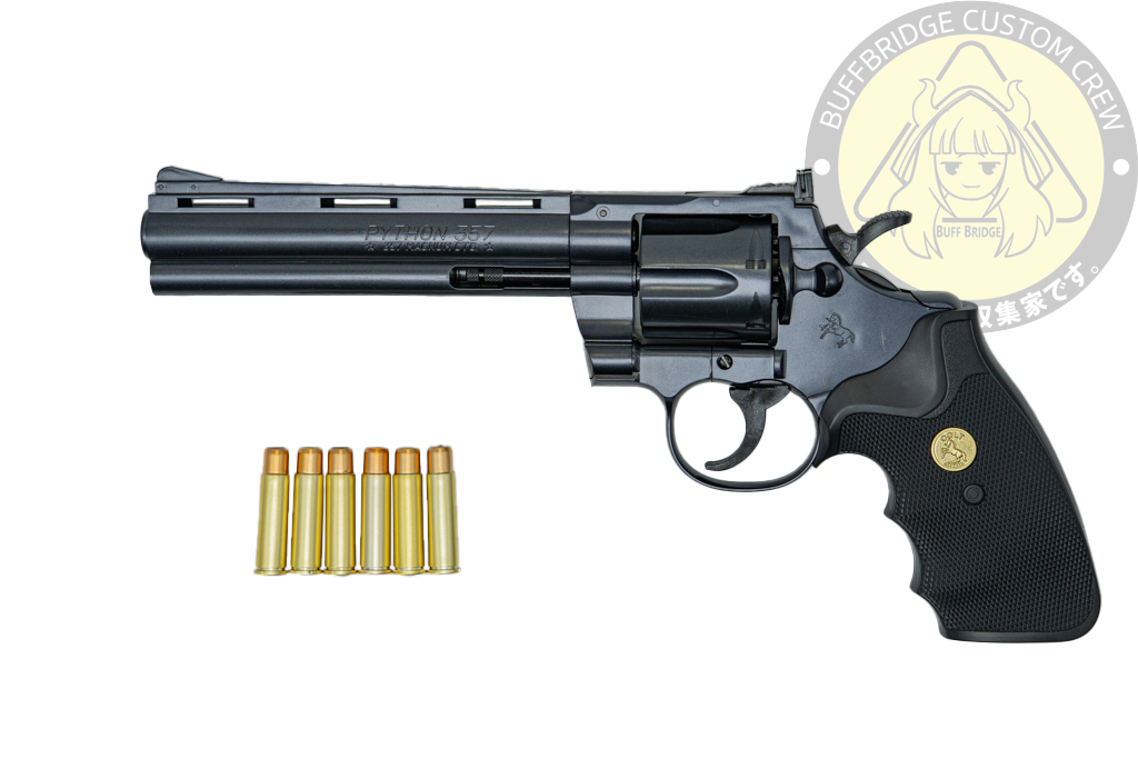 Tokyo Marui : Colt Python .357 Magnum 6-inch Black Air Revolver