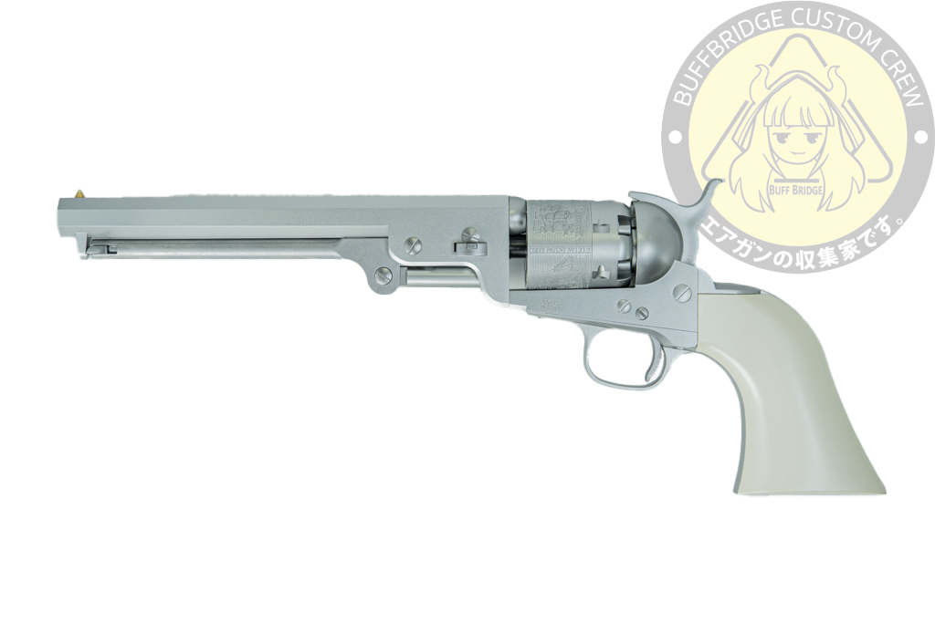 Tokyo Marui : M1851 Navy Silver Model Air Revolver Pro
