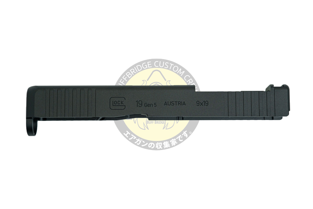 Guarder : CNC Aluminum Slide For Marui TM G19 Gen5 MOS GBBP Series ( Black )