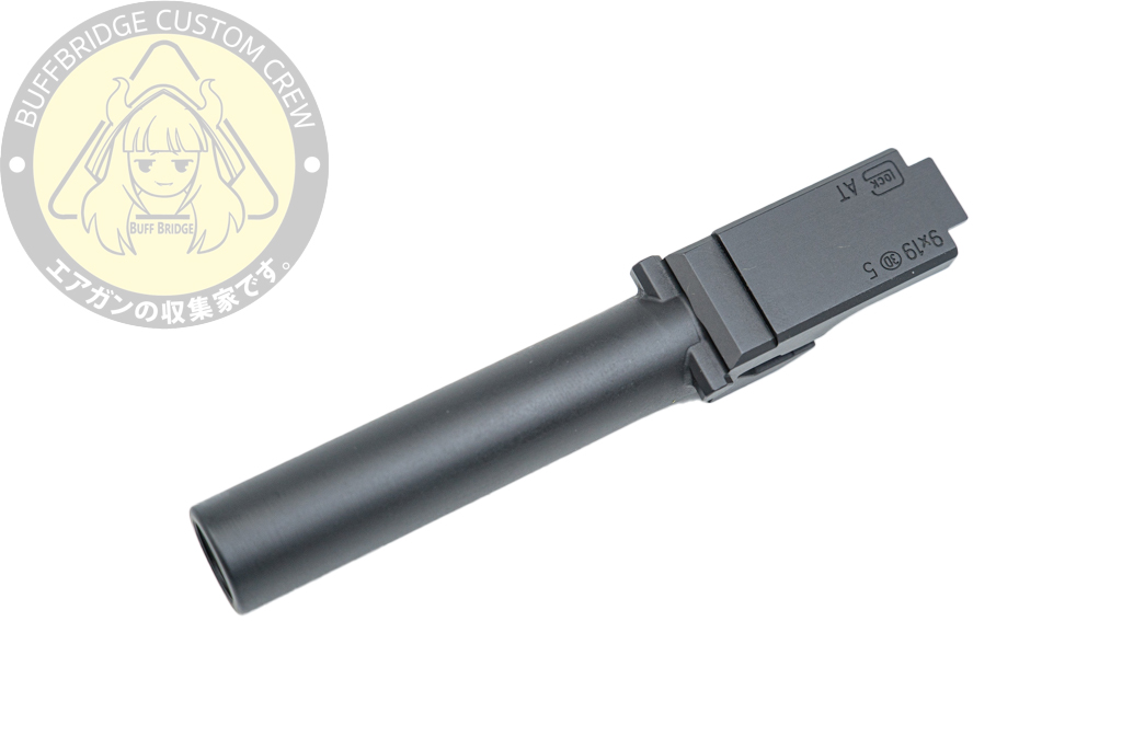 GUARDER : Steel CNC Outer Barrel for MARUI G19 Gen5 MOS (G45 Gen5 MOS/Black)
