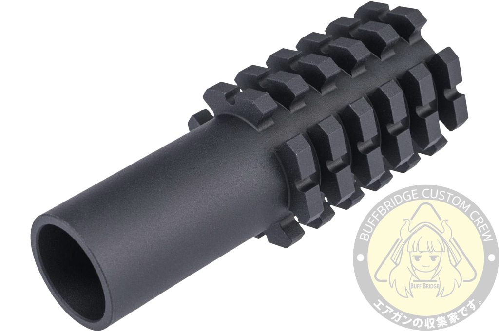 Raptor : Picatinny Railed Flash Hider for SR2M Gas Blowback Airsoft