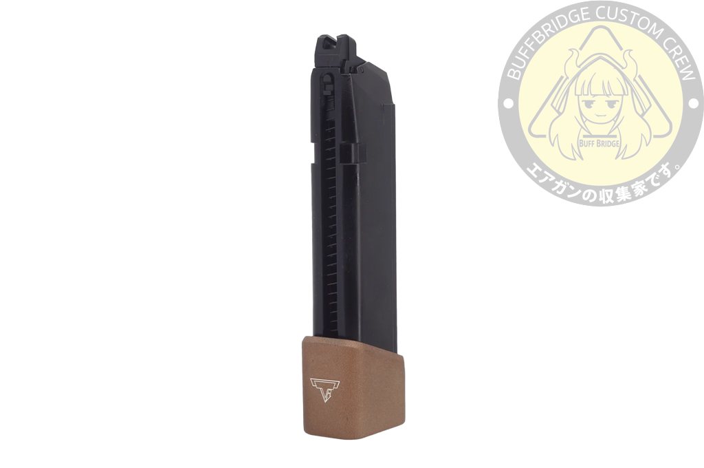 ARMY x EMG : TTI Ballerina G17 R34-4 28 Rounds Gas Extended Magazine ( Coyote Bronze )