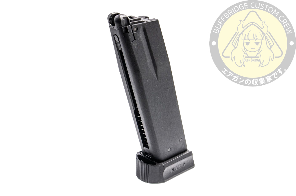 KJ Works : Shadow 2 / CZ TS2 Green Gas Magazine (26 rounds Airsoft Magazine)