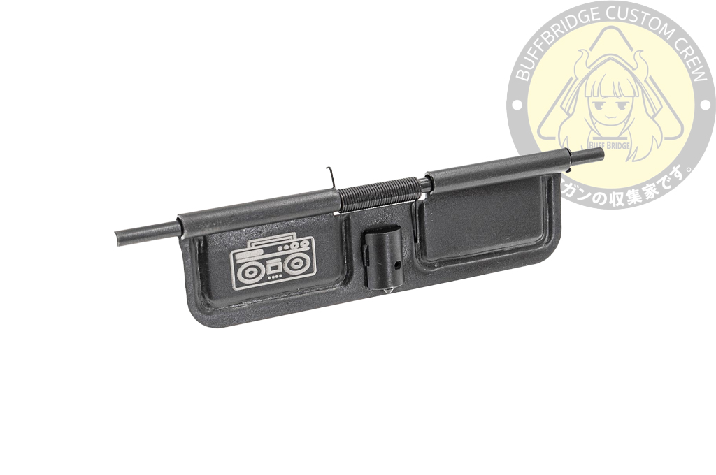 Angry Gun : Ghetto Blaster Steel Dust Cover for Marui TM MWS / MTR GBB ( Black Spring Version )