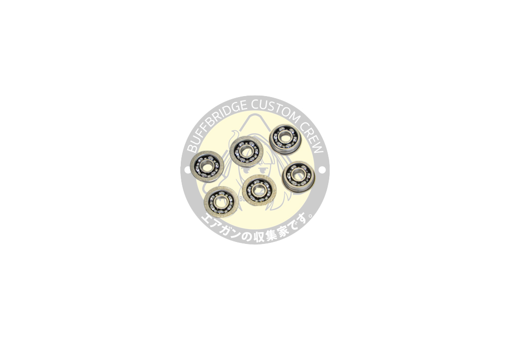 FPS Softair : Open Steel Bearings bushings 8 mm ready for extreme mechanical stress