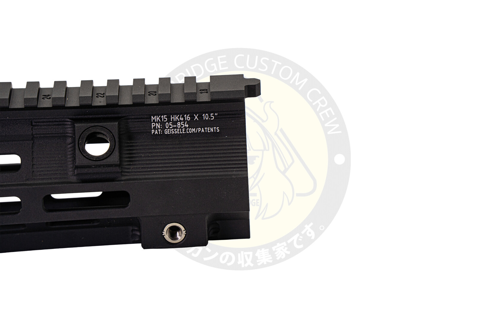 Angry Gun : HK416 10.5 Inch Super Modular M-lok Rail for Airsoft (BK) FOR TM 6