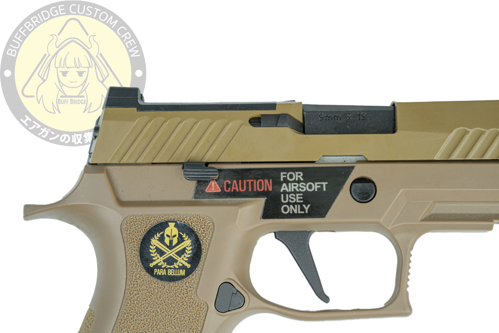 Parabellum : P320 M18X GBB Pistol (FDE) 5