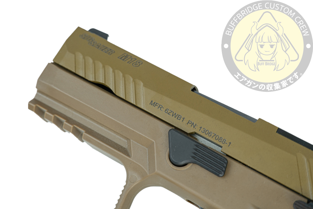 Parabellum : P320 M18X GBB Pistol (FDE) 9