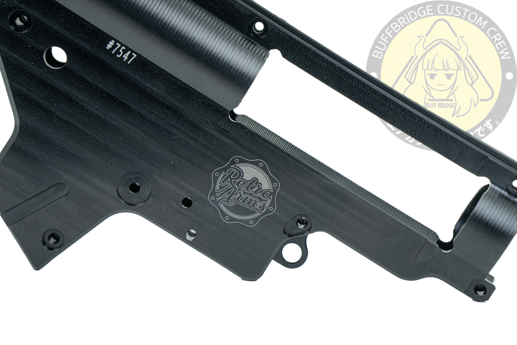 RETROARMS : CNC ALUMINUM 7075 VERSION 2 HPA QSC GEARBOX