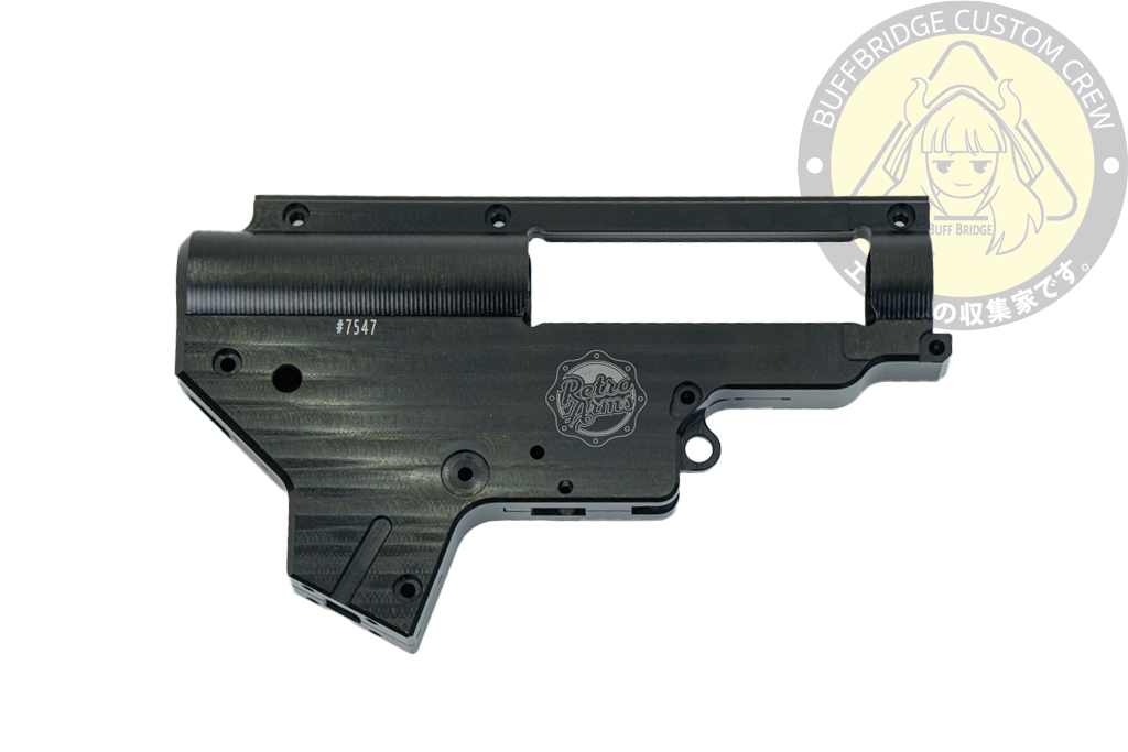 RETROARMS : CNC ALUMINUM 7075 VERSION 2 HPA QSC GEARBOX 2